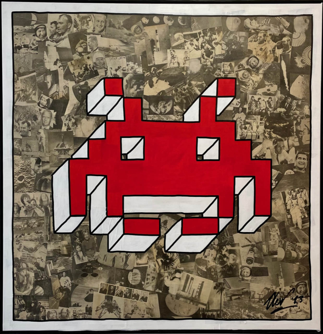 Space Invaders - 140x140cm