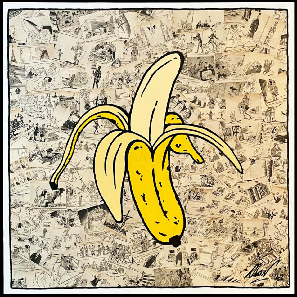 Bananas II - 140x140cm