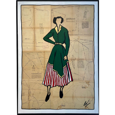 Modas & Bordados II - 140x100cm