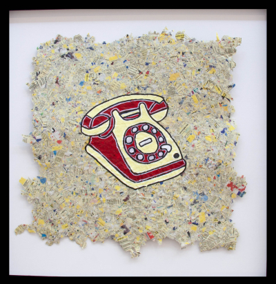 PTT Geel/ Rood- 50x50cm