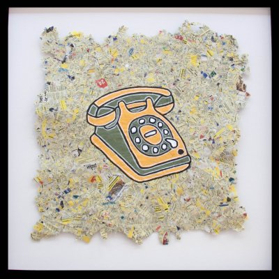 PTT Oranje/ Groen- 50x50cm